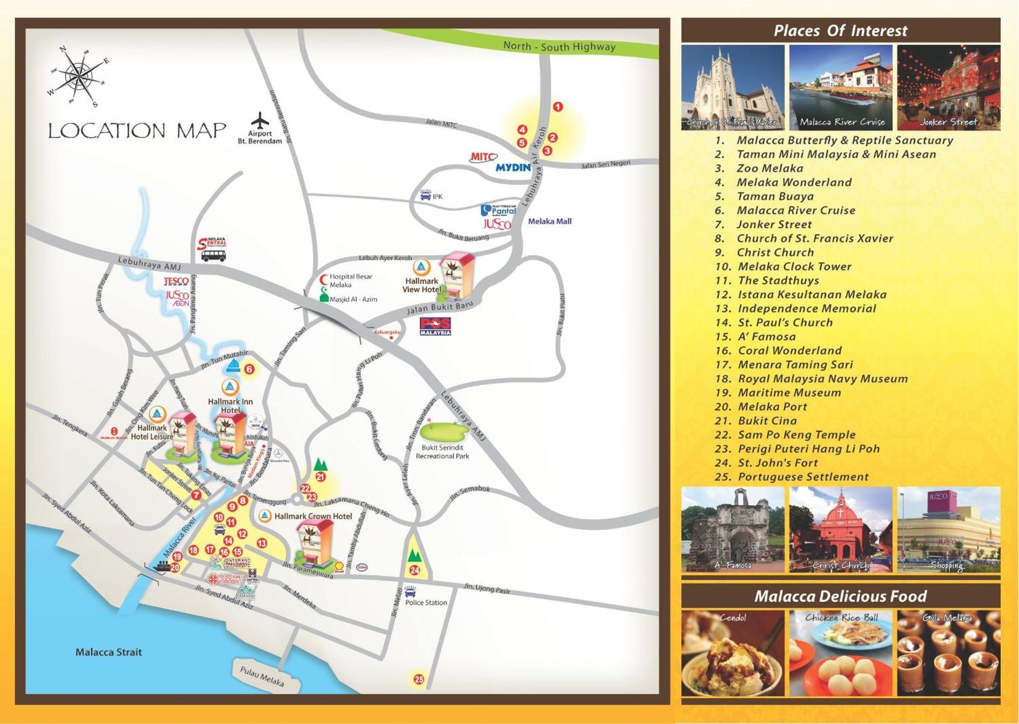 Hallmark Crown Hotel Malacca Eksteriør bilde